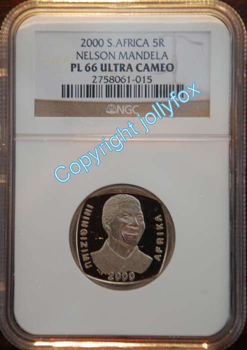 ***  RARE 2000 Mandela R5 PL 66 UC ***