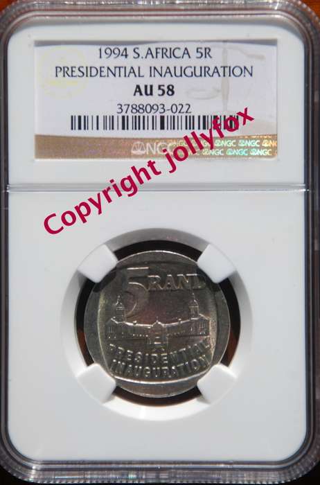 *** AWESOME SET OF BUILDINGS FACING FRONT - 1994 INAUGURATION R5 FROM AU58 TO MS 66!! ***