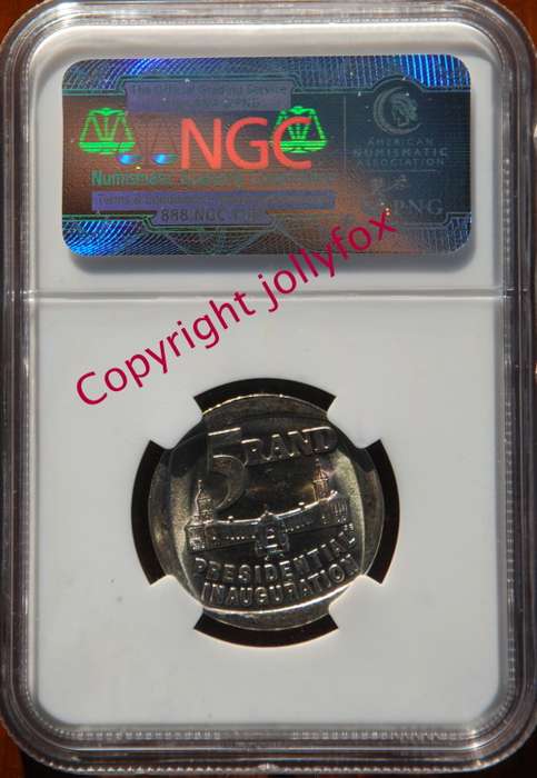 *** ONLY 231 HIGHER *** 3rd HIGHEST GRADE!! *** 1994 INAUGURATION R5 MS 66 - NGC!! ***