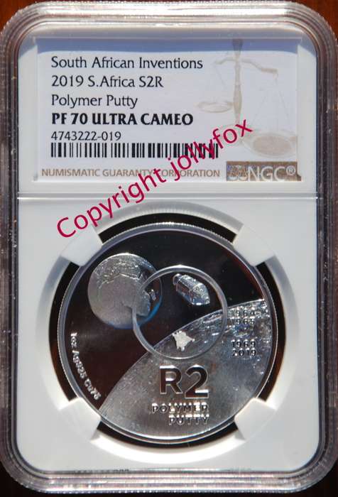*** TOP GRADE!! *** 2019 SR2 POLYMER PUTTY PF70UC - ONLY 17 EXIST!! ***