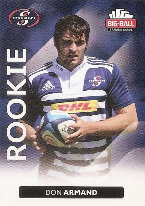 BIG BALL RUGBY COLLECTION 2012 - DON ARMAND "ROOKIE" CARD