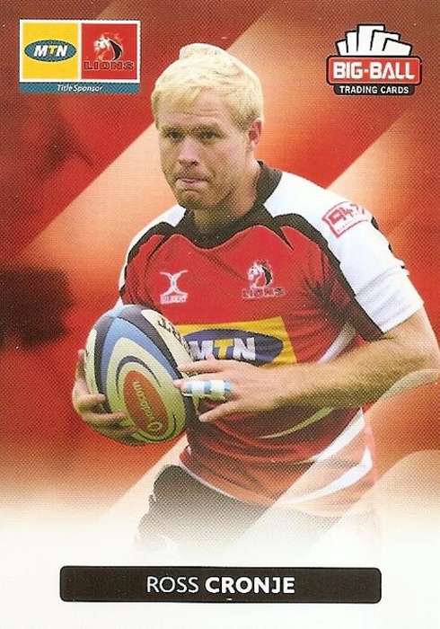 BIG BALL RUGBY COLLECTION  2012 - THE LIONS BASE CARD 143