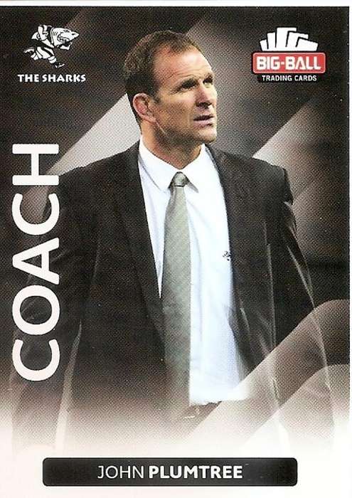 BIG BALL RUGBY COLLECTION  2012 - JOHN PLUMTREE `COACH` CARD 200