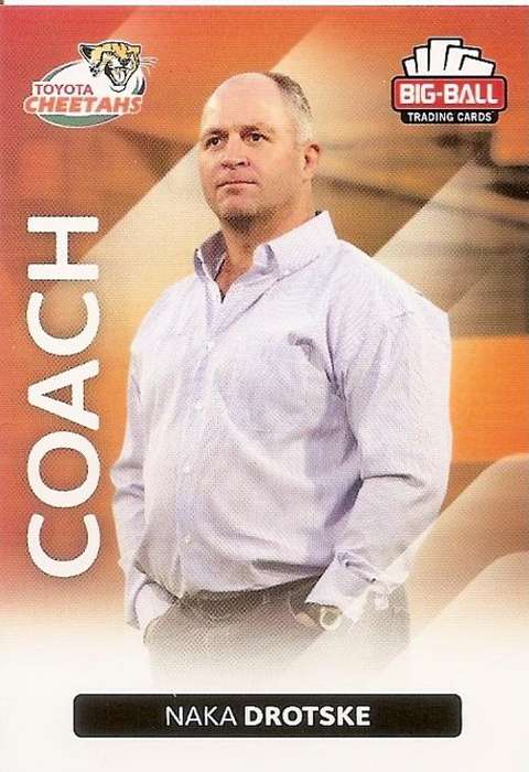 BIG BALL RUGBY COLLECTION  2012 - NAKA DROTSKE `COACH` CARD 50