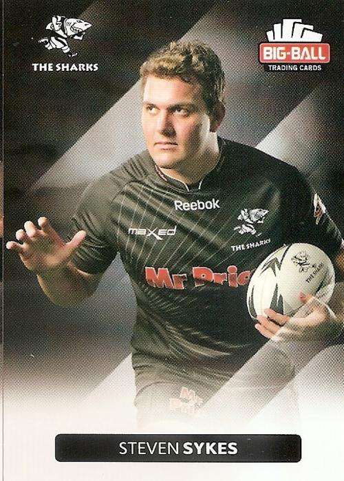 BIG BALL RUGBY COLLECTION 2012 - THE SHARKS BASE CARD 244