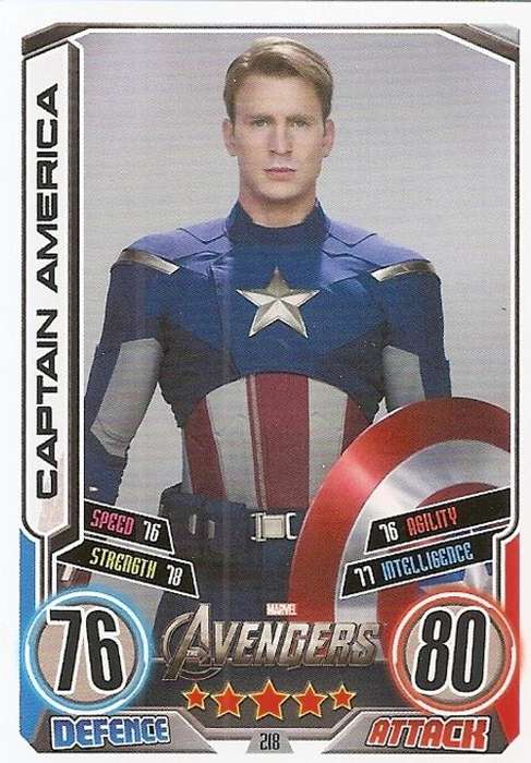 HERO ATTAX II 2012 AVENGERS - "MOVIE CARD" CARD 218