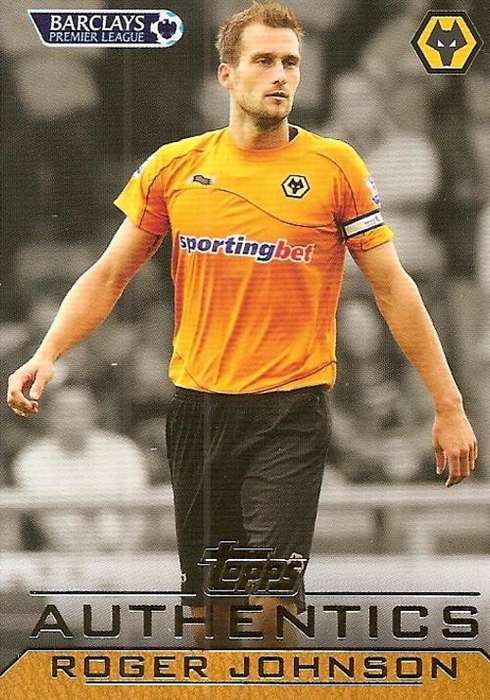 ROGER JOHNSON - TOPPS `AUTHENTICS` 2012 - RARE CARD