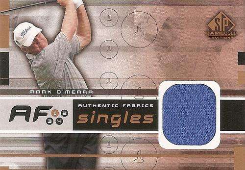 MARK O`MERRA - `AUTHENTIC FABRICS SWATCH` CARD - by UPPER DECK