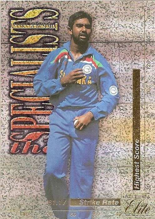 ASANKA GURUSINHA - 1996 FUTERA CRICKET PREMIUM COLLECTION - RARE  `SPECIALISTS` TS10 FOIL CARD 0305