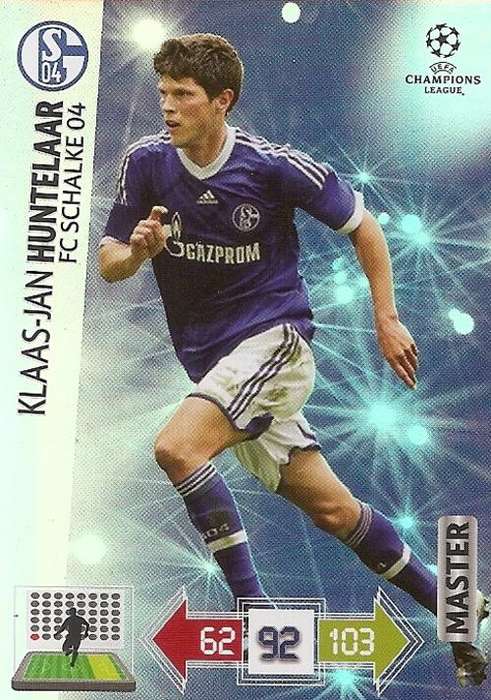 CHAMPIONS LEAGUE ADRENALYN XL 2012/2013 - KLAAS-JAN HUNTELAAR "MASTER" CARD