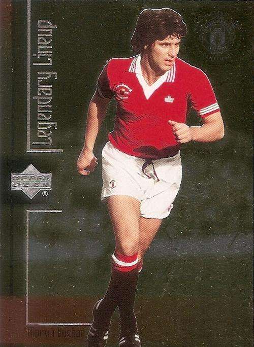 MARTIN BUCHAN - RARE `LEGENDARY LINE-UP` GOLD INSERT LL4 - UPPER DECK MANCHESTER UNITED 2002