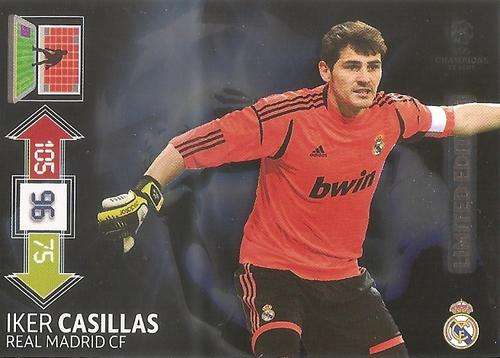 IKER CASILLAS - PANINI CHAMPIONS LEAGUE `UPDATES` 2013 -  `ULTRA RARE` `LIMITED EDITION` CARD