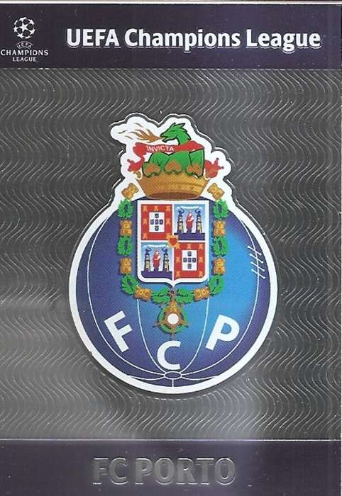 CHAMPIONS LEAGUE `UPDATES` 2013 - FC PORTO `RARE` `CLUB BADGE` FOIL TRADING CARD