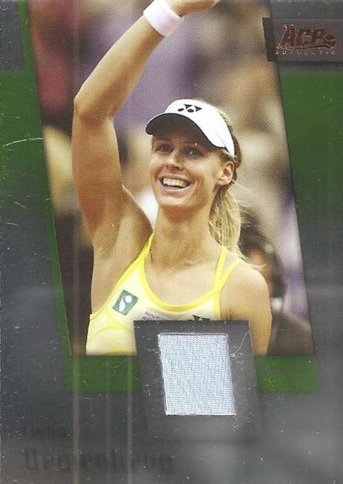 ELENA DEMANTIEVA - ACE 07 "GRAND SLAM II" - CERTIFIED BRONZE "BLUE MEMORABILIA" CARD JC13