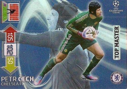 CHAMPIONS LEAGUE ADRENALYN XL 2012/2013 - PETR CECH "TOP MASTER" CARD
