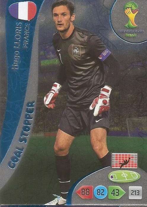 WORLD CUP 2014 ADRENALYN XL - HUGO LLORIS "GOAL STOPPER" CARD