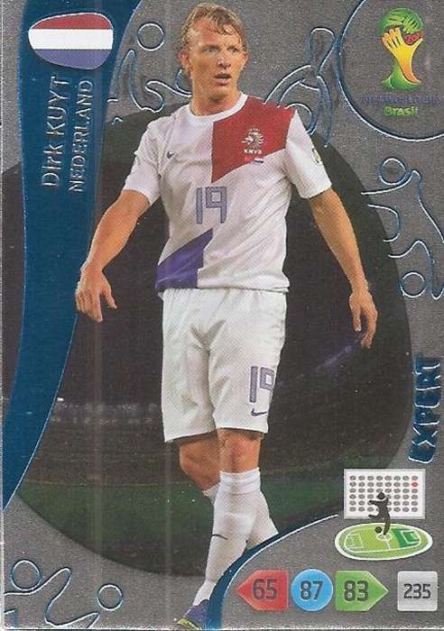 WORLD CUP 2014 ADRENALYN XL - DIRK KUYT "EXPERT" CARD