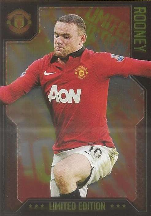 MANCHESTER UNITED ADRENALYN 2014 - WAYNE ROONEY "LIMITED EDITION" CARD