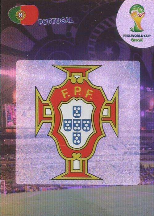 WORLD CUP 2014 ADRENALYN XL - PORTUGAL  "COUNTRY BADGE" CARD