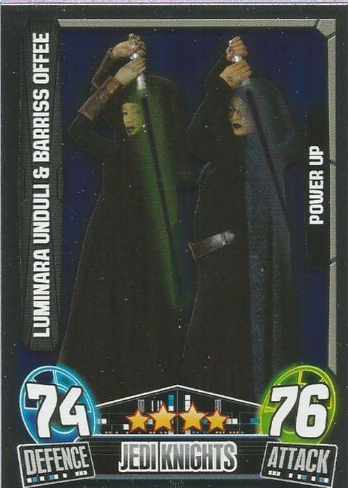 STAR WARS 2014 - FORCE ATTAX MOVIE SERIES 3 - `POWER-UP` CARD 202