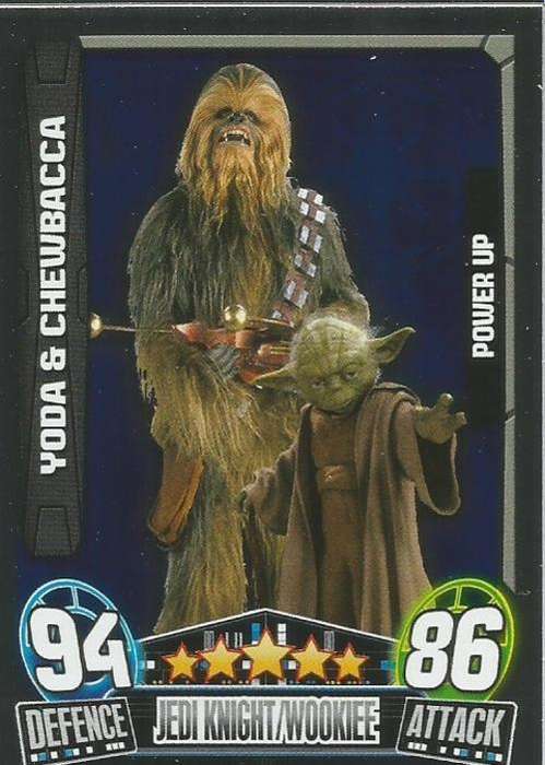 STAR WARS 2014 - FORCE ATTAX MOVIE SERIES 3 - `POWER-UP` CARD 203