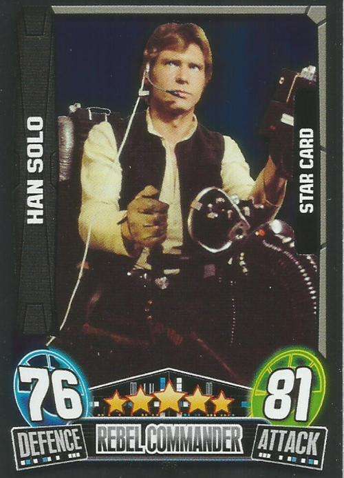STAR WARS 2014 - FORCE ATTAX MOVIE SERIES 3 - `STAR CARD` CARD 206
