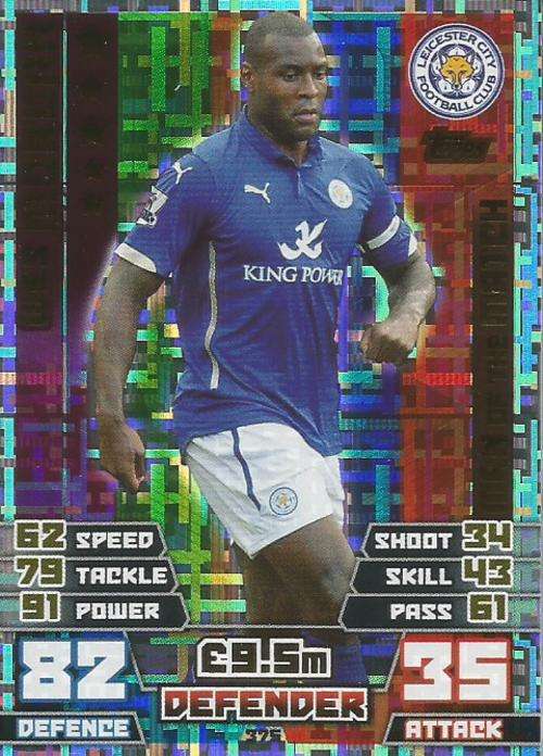 WES MORGAN - MATCH ATTAX 2014/2015 - "MAN of the MATCH" CARD