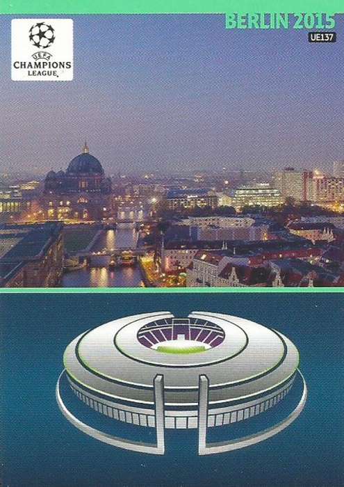 BERLIN 2015 - CHAMPIONS LEAGUE "UPDATES" 2015 - "FINALS CITY" TRADING CARD UE157