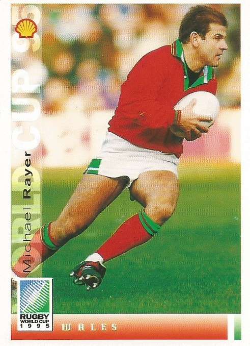 MICHAEL RAYER - SPORTS DECK `RUGBY WORLD CUP 95` -  BASE TRADING CARD 126