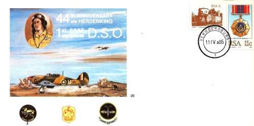 South Africa Airforce - Flight cover #20 - "44th Anniversary 1st SAAF DSO" -4616 of 8000