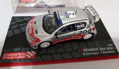 PEUGEOT 206 WRC 2002 - CHAMPION RALLY CARS COLLECTION MODEL 1:43