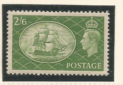 GREAT BRITAIN - King George VI 1951 - SG509 2/6 STAMP - (VLMM)