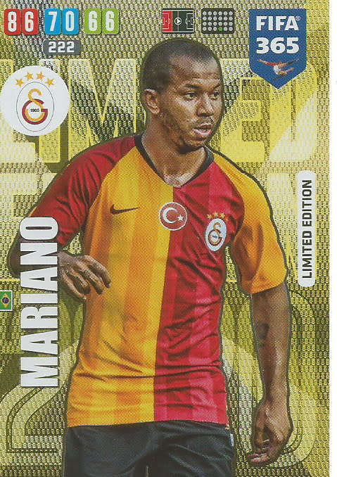 MARIANO - FIFA 365 2020 EDITION -  - GOLD FOIL `LIMITED EDITION` TRADING CARD