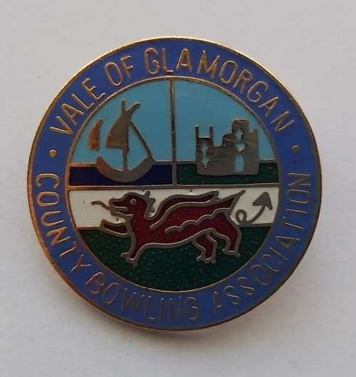 GLAMORAN BOWLING CLUB - LAPEL PIN 28mm BADGE