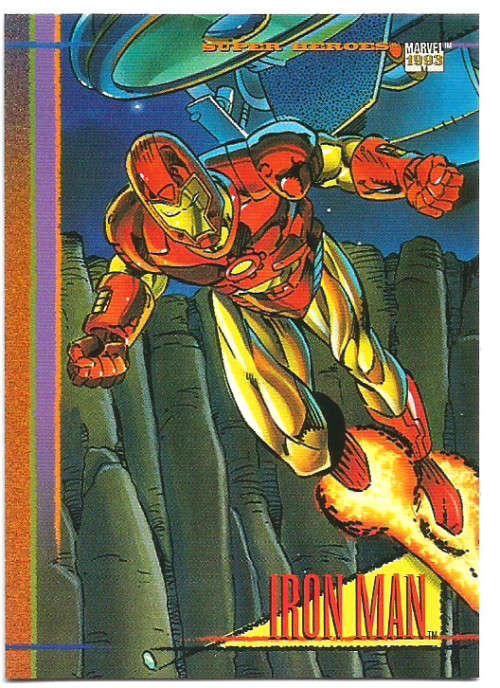 IRONMAN - MARVEL UNIVERSE 1993 TRADING CARD