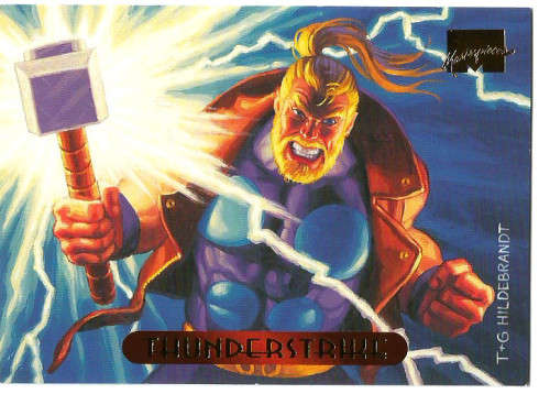 THUNDERSTRIKE - MARVEL MASTERPIECES 1994 TRADING CARD 125