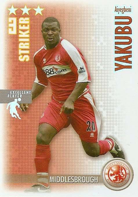YAKUBU - MAGIC BOX `SHOOT OUT` 2006-07 - `EXCELLENT PLAYER` FOIL TRADING CARD