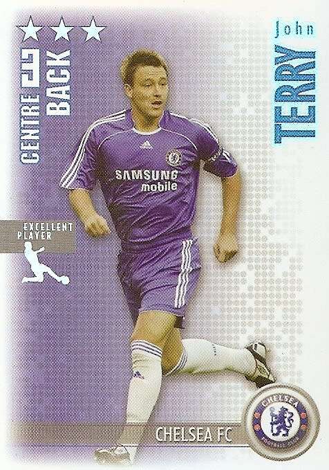 JOHN TERRY - MAGIC BOX `SHOOT OUT` 2006-07 - `EXCELLENT PLAYER` FOIL TRADING CARD