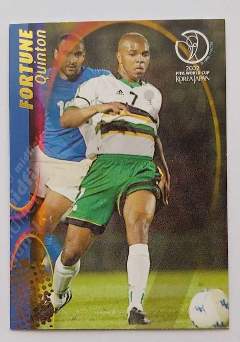 QUINTON FORTUNE (SOUTH AFRICA) - FIFA WORLD CUP 2002 KOREA - BASE TRADING CARD 123