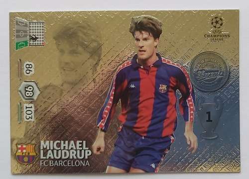 MICHAEL LAUDRUP - PANINI CHAMPIONS LEAGUE 2012/2013 - RARE FOIL `LEGEND` TRADING CARD