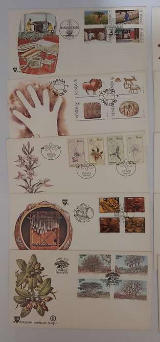 TRANSKEI - LOT of 10 1st Day Covers - No Duplicates