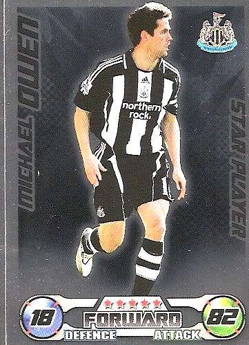 MICHAEL OWEN - TOPPS `MATCH ATTAX` 2008/09 - `STAR PLAYER` FOIL TRADING CARD