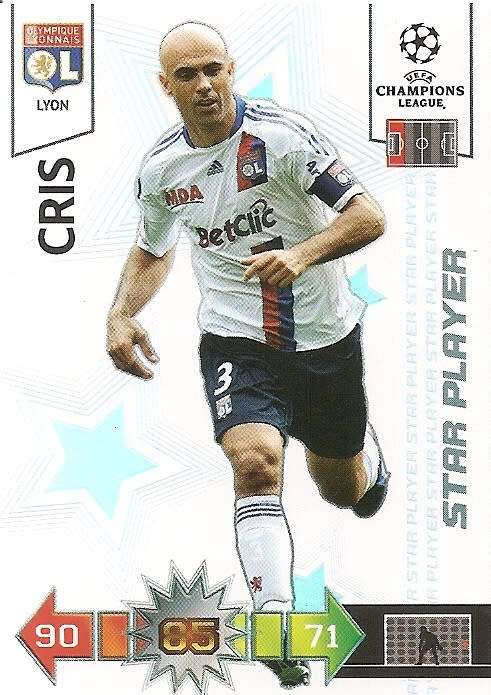 CHRIS - PANINI `CHAMPIONS LEAGUE` 2010/2011 - FOIL `STAR PLAYER` TRADING CARD