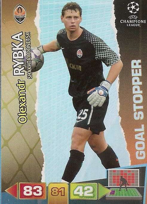 OLEX. RYBKA (Shacktar) - PANINI `CHAMPIONS LEAGUE 2011/12` - FOIL `GOAL STOPPER` TRADING CARD