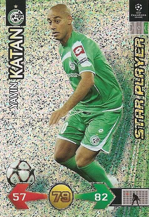 Y. KATAN(Macabi Haifa) - PANINI `CHAMPIONS LEAGUE UPDATES` 2009/10 - `STAR PLAYER` TRADING CARD