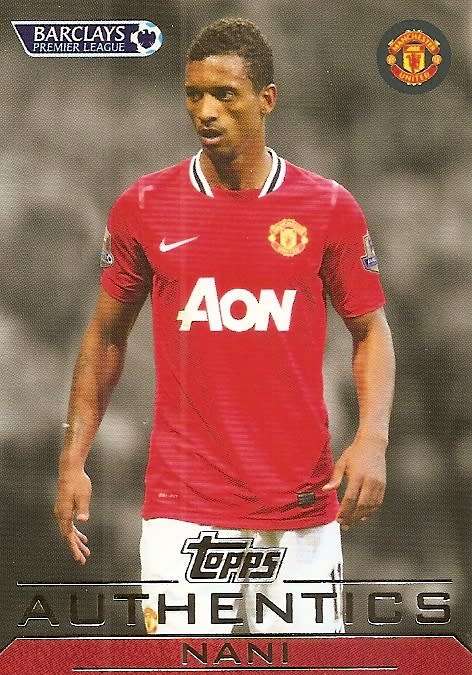 TOPPS `AUTHENTICS EPL` 2011/2012 - ULTRA RARE SEALED `BOX with FULL 50 CARD SET` 10 SEALED PACKETS
