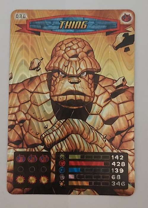 THING - MARVEL `SPIDERMAN 2011 COLLECTION` - FOIL `SUPER RARE` TRADING CARD 30