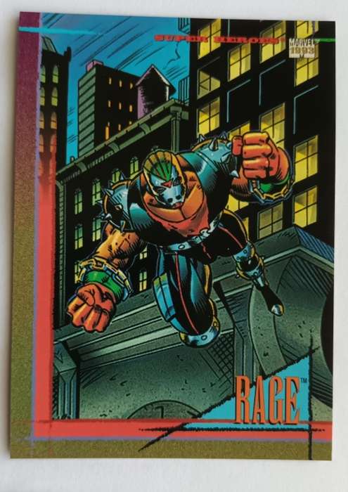 RAGE - MARVEL UNIVERSE 1993 TRADING CARD 25