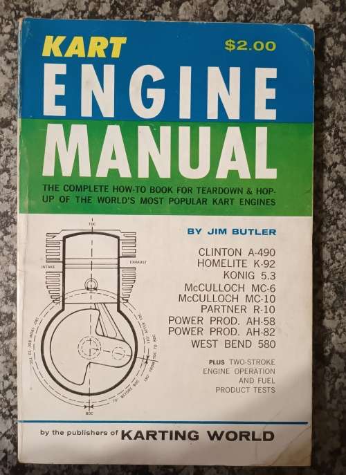 KART ENGINE MANUAL - 1961 Edition - ALL KART`S ENGINES MANUAL