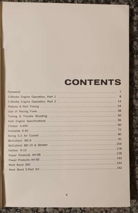 KART ENGINE MANUAL - 1961 Edition - ALL KART`S ENGINES MANUAL